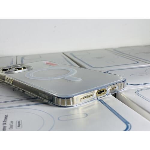 iphone-13-pro-max-magsafe-back-cover-magnetic-clear-case - Thumbnail 3